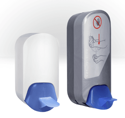 Dispensador manual de antebrazo