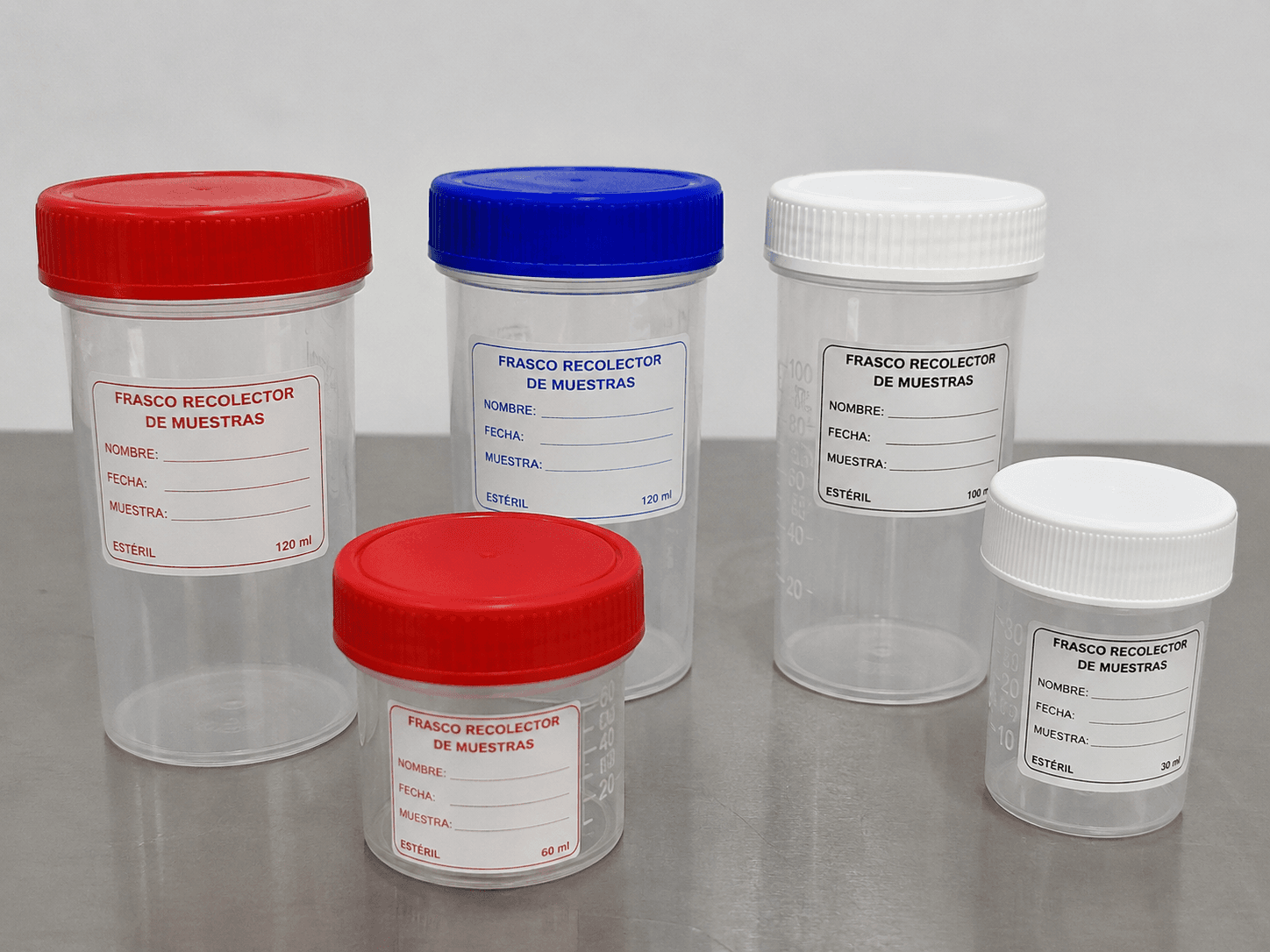 Frasco recolector de muestras