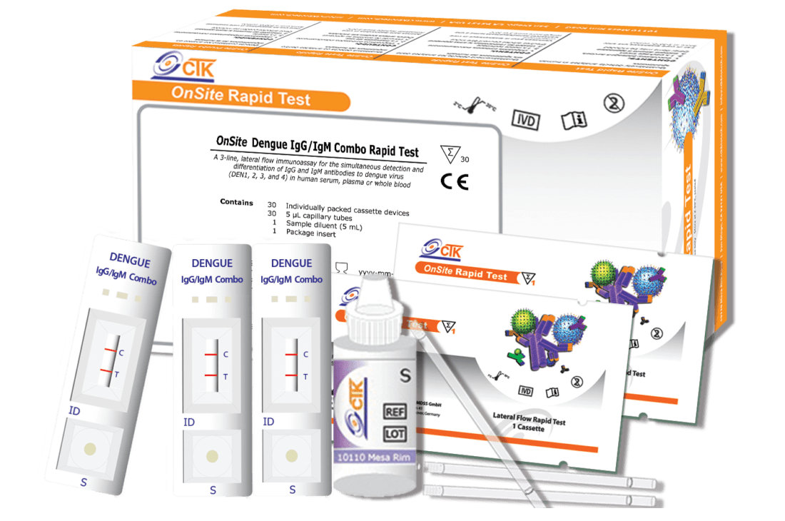 Prueba Rápida para Dengue IgG/IgM